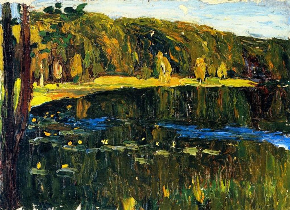 Ахтырка — Темное озеро. 1901. Мюнхен, Германия. Городская галерея в Лебаххаусе