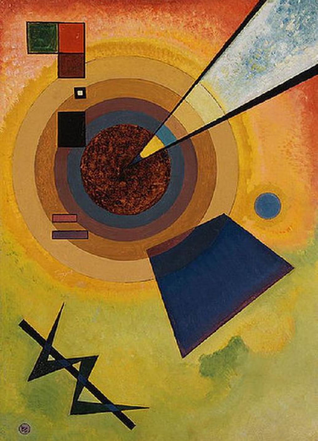Зеленый и красный. 1925. Лондон, аукционный дом Christie's