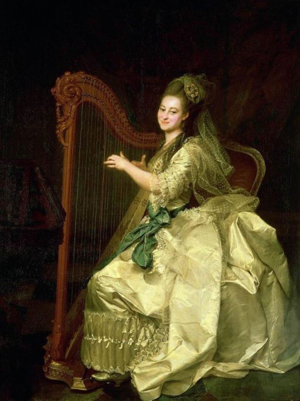 Дмитрий Левицкий. Портрет Глафиры Алымовой. 1776. ГРМ