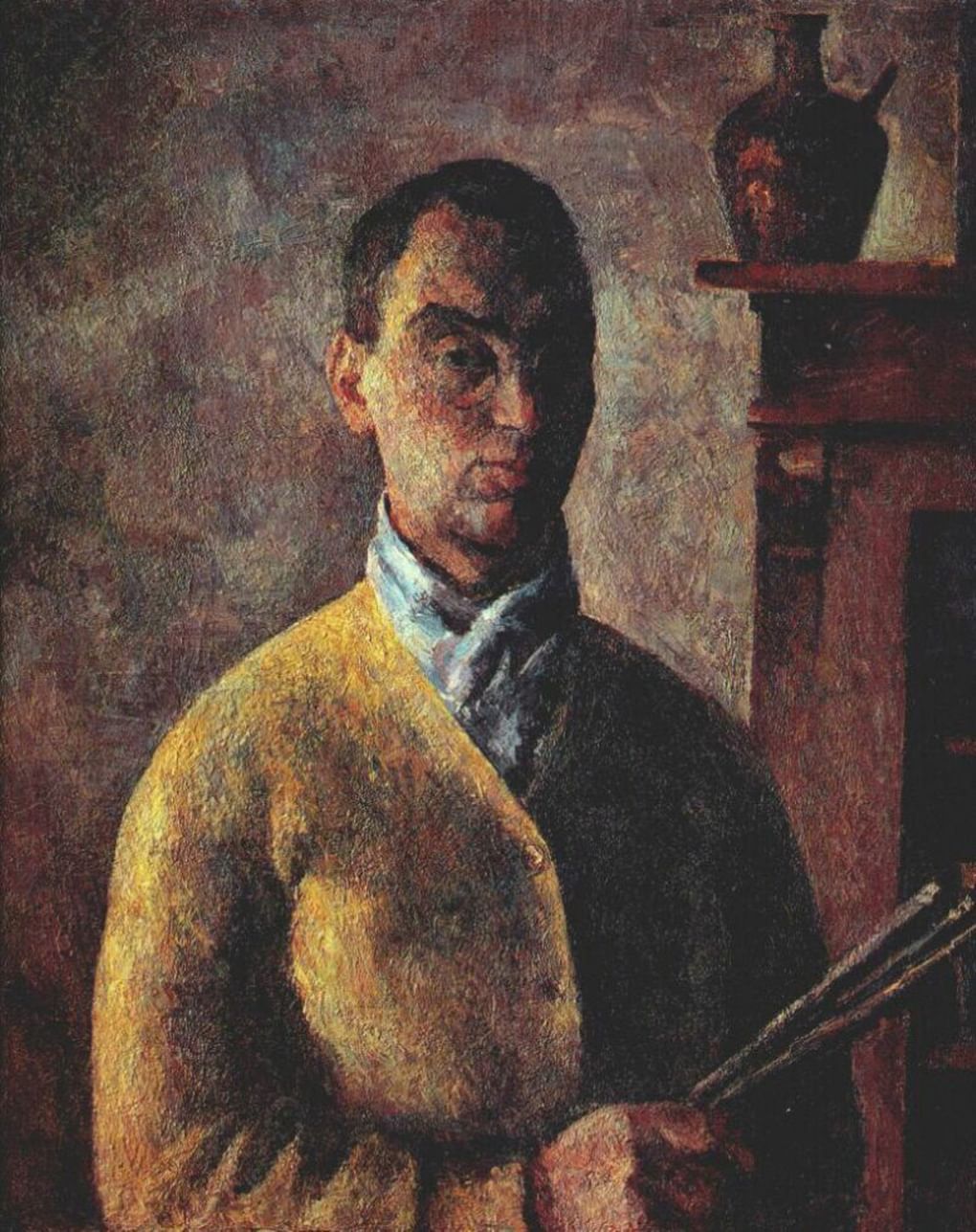 Роберт Фальк. Автопортрет в желтом. 1924. Государственный музей изобразительных искусств Республики Татарстан, Казань