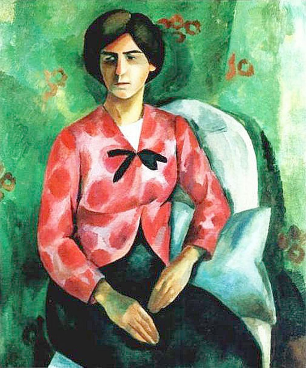 Роберт Фальк. Портрет Елизаветы Сергеевны Потехиной. 1910. Государственный музей изобразительных искусств Республики Татарстан, Казань