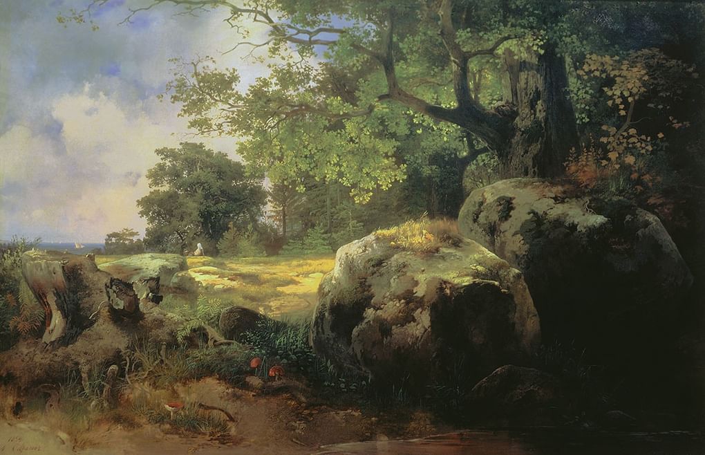 Алексей Саврасов. Вид в окрестностях Ораниенбаума. 1854. Государственная Третьяковская галерея, Москва